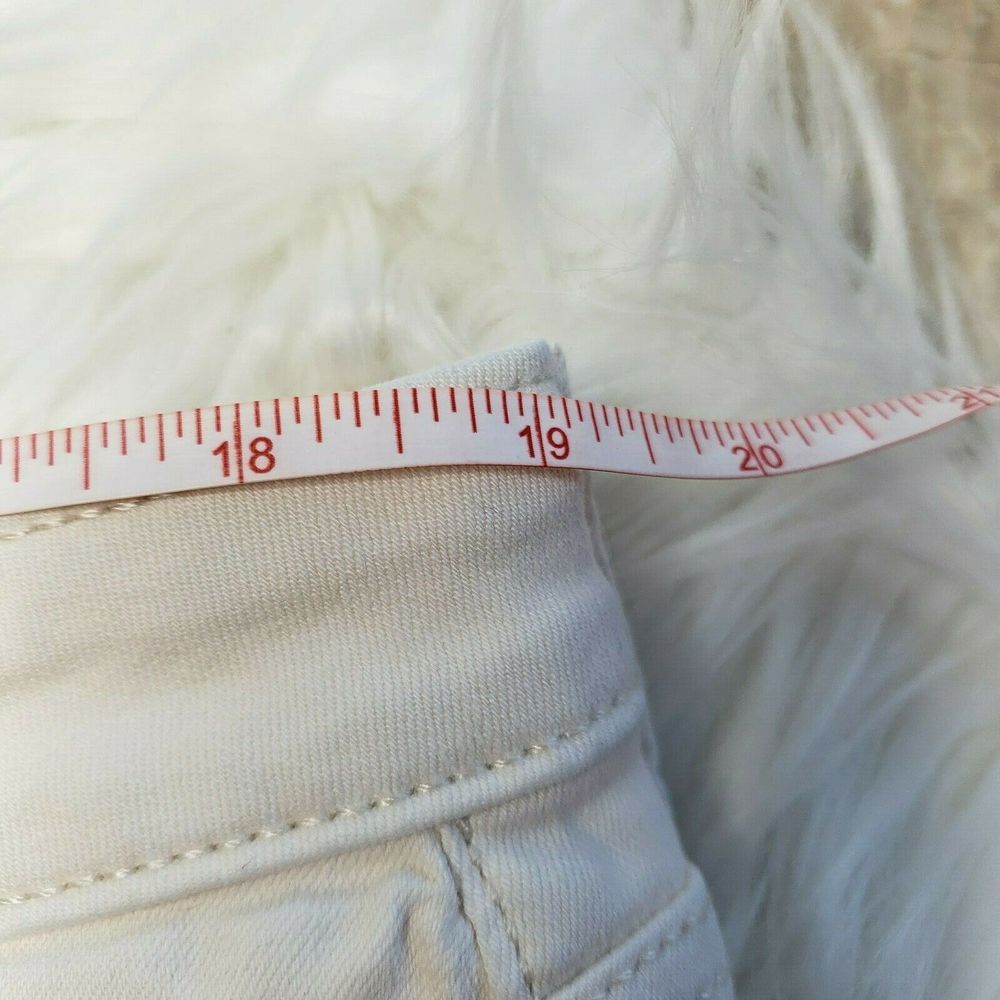 A.N.A. White/Cream Stretch Skinny Ankle Jeans 16 - Picture 7 of 8